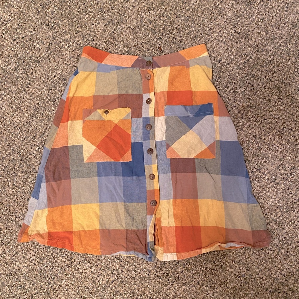 Checkered Skirt